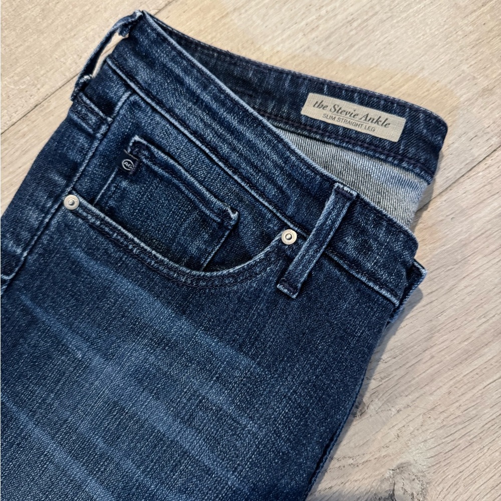Ag Adriano Goldschmied Indigo Denim Pants - Picture 4 of 5